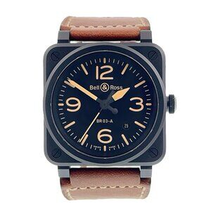 Bell & Ross Ceramic Black Dial 41mm Automatic Men’s Watch BR03 - Box/Papers